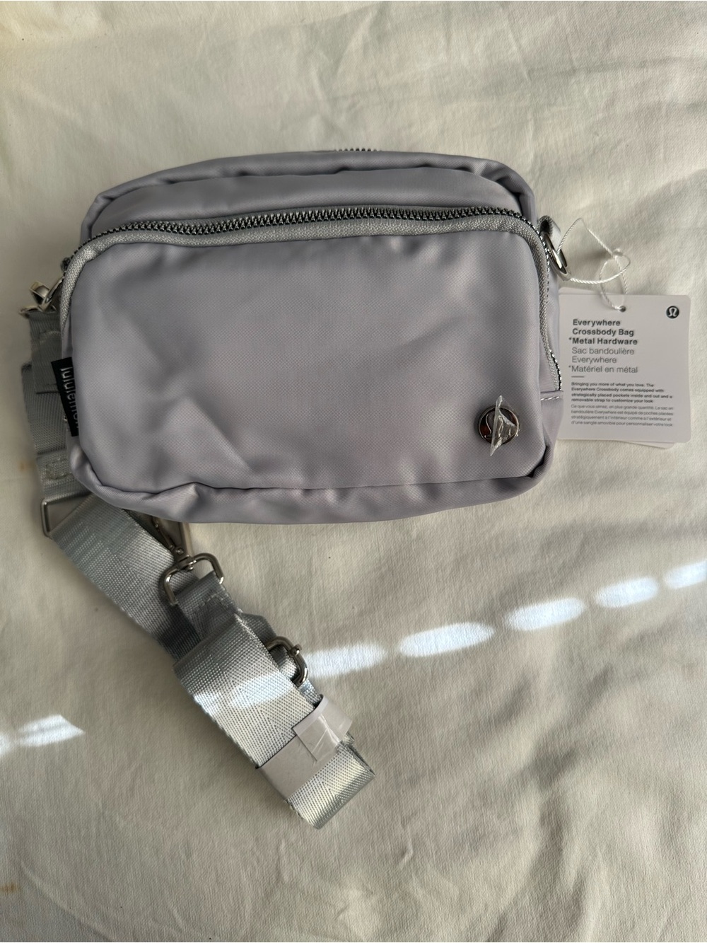 lululemon athletica Everywhere Crossbody Bag - Light Grey